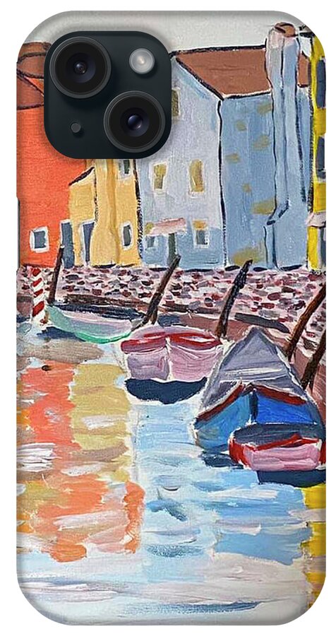  iPhone Case featuring the painting Burano by John Macarthur