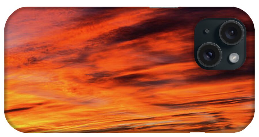 Sky iPhone Case featuring the photograph Burning Sky by William Norton