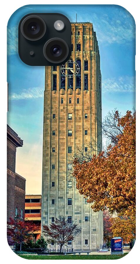 Burton Memorial Tower iPhone Case featuring the photograph Burton Memorial Tower - University of Michigan by Mountain Dreams