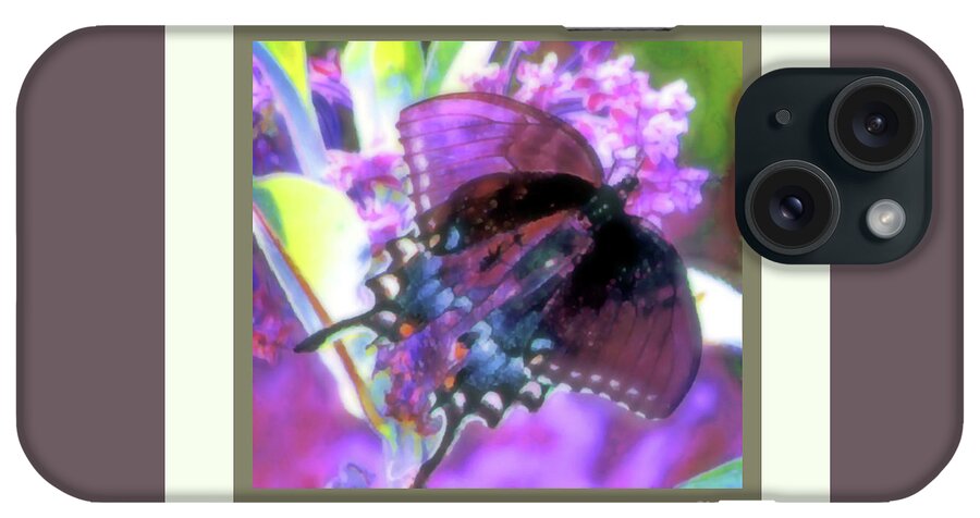  iPhone Case featuring the photograph Butterflies and Memories by Shirley Moravec