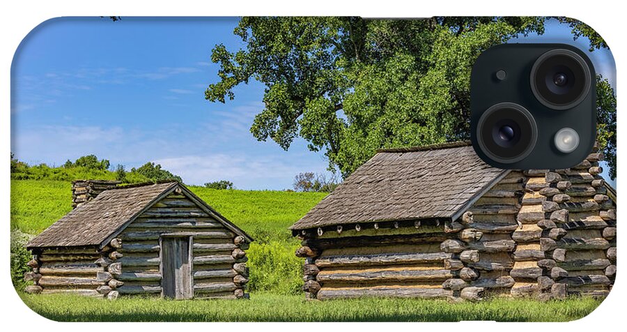 0662 iPhone Case featuring the photograph Cabins at Valley Forge by Gordon Elwell