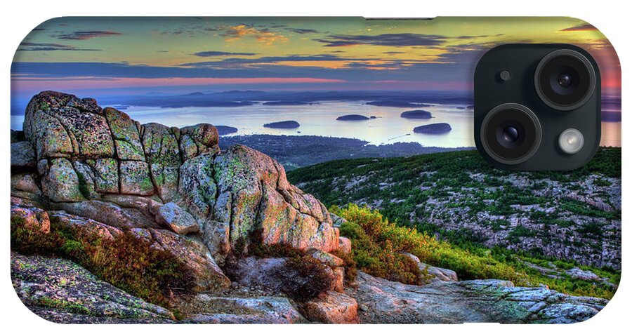 Bar Harbor iPhone Case featuring the photograph Cadillac Mountain 8636 by Greg Hartford