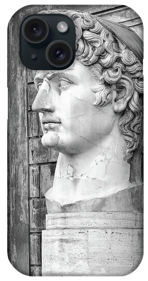 Gaius Julius Caesar iPhone Case featuring the photograph Caesar Augustus at Vatican Museums by Stefano Senise