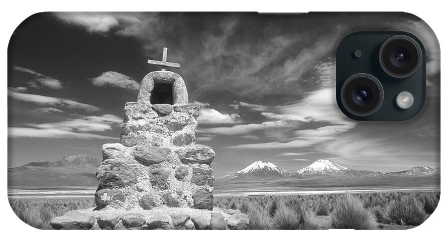 Bolivia iPhone Case featuring the photograph Cairn in the Bolivian altiplano by James Brunker