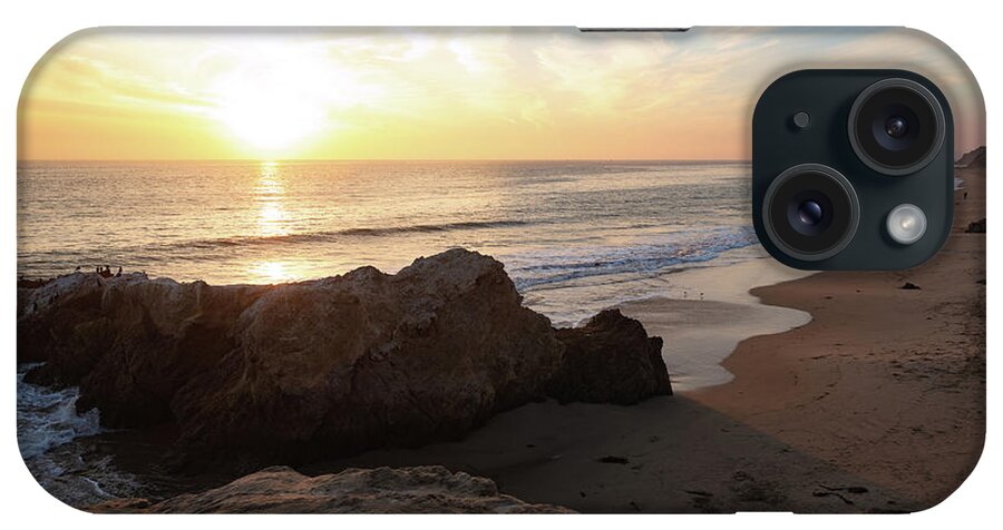 Beach iPhone Case featuring the photograph California Beach Sunset by Matthew DeGrushe
