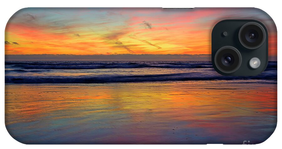 Oceanside iPhone Case featuring the photograph Oceanside Surf Superglow by John F Tsumas