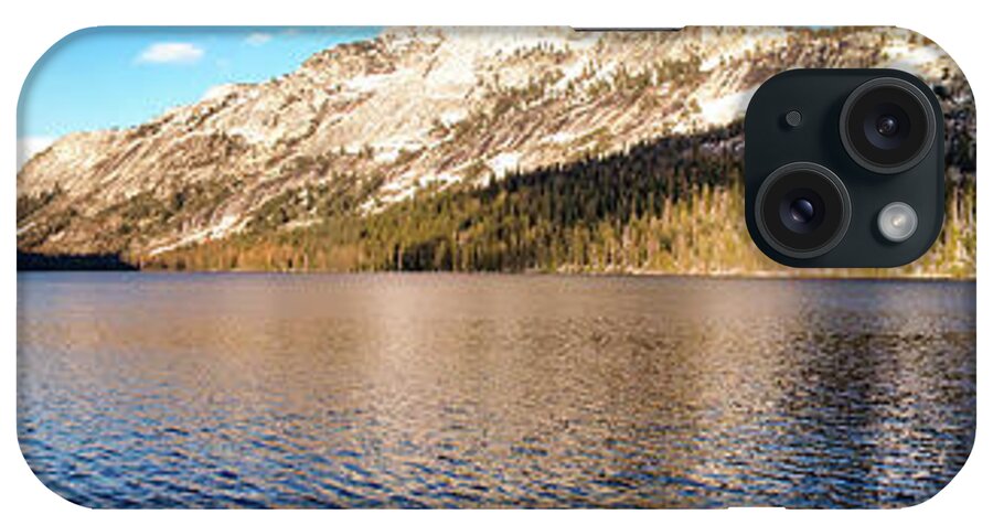 California iPhone Case featuring the photograph California Mountains Cold Lake Waters panorama by Dan Carmichael