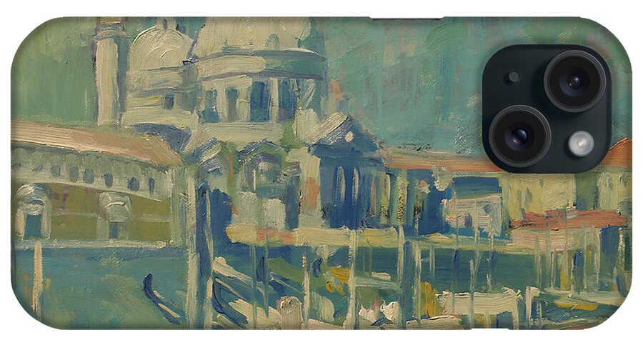 Venice iPhone Case featuring the painting Canale Grande Venice by Nop Briex