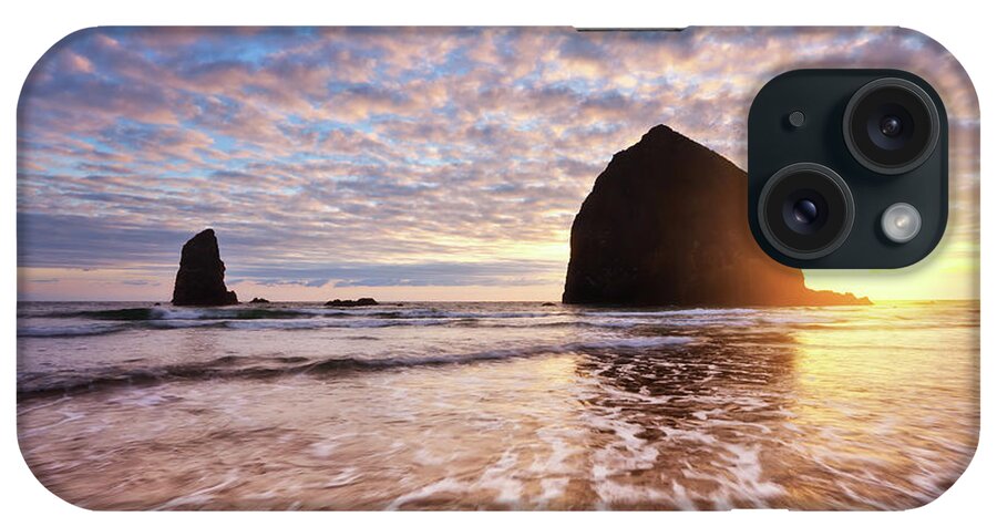 Sunset iPhone Case featuring the photograph Cannon Beach Sunset Classic by Darren White