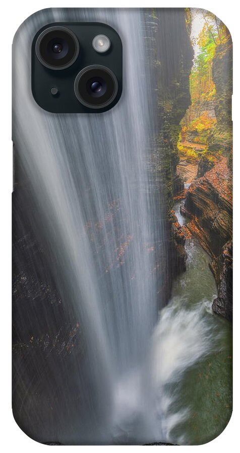 Waterfall iPhone Case featuring the photograph Canyon Cascade by Darren White