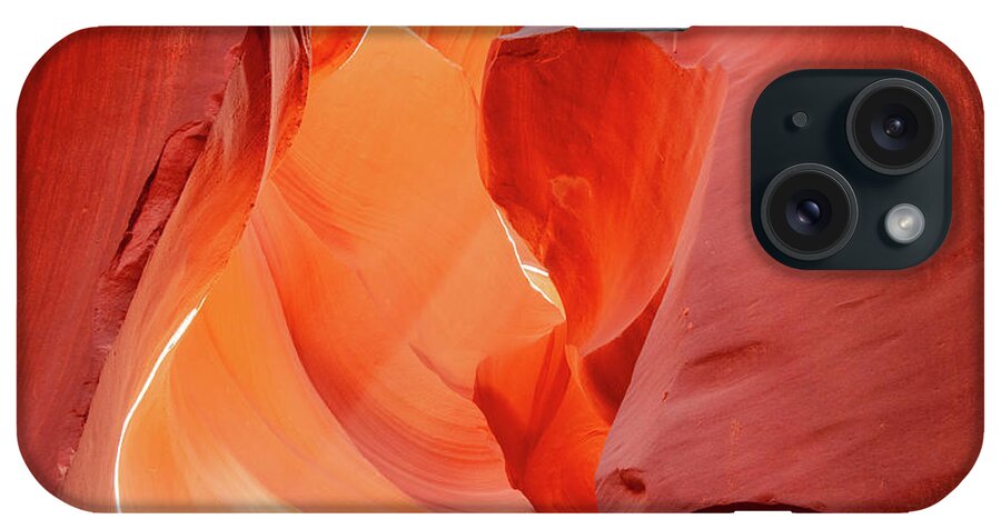 Antelope Canyon iPhone Case featuring the photograph Canyon Light Beams by Rob Hemphill