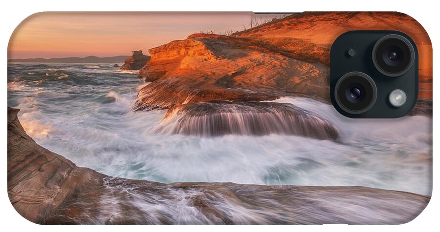 Oregon iPhone Case featuring the photograph Cape Kiwanda Sunset by Darren White