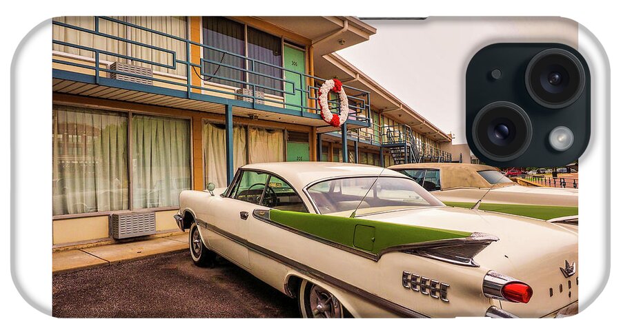Cars iPhone Case featuring the photograph Cars at the National Civil Rights Museum 288 by James C Richardson