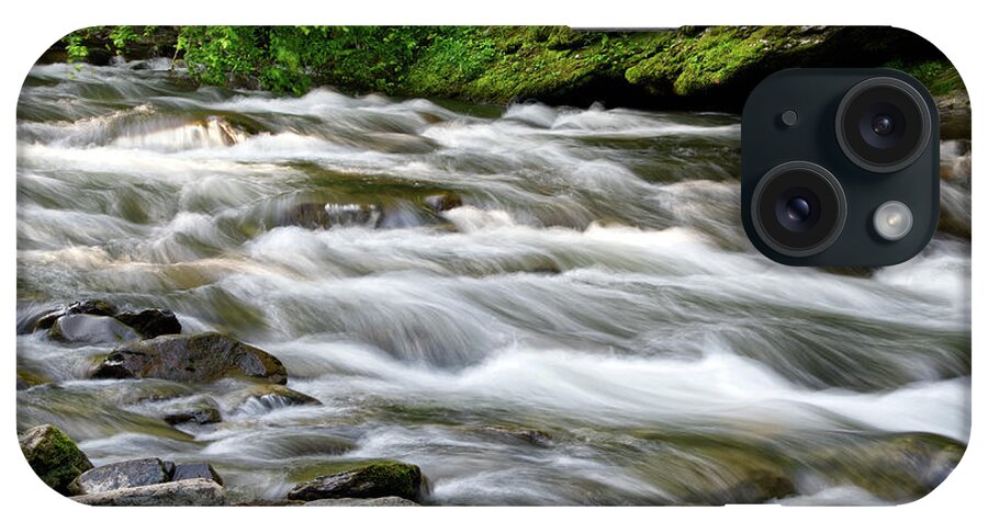  iPhone Case featuring the photograph Cascades On Little River 3 by Phil Perkins