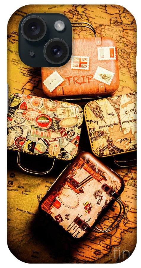 Map iPhone Case featuring the photograph Case for touring by Jorgo Photography