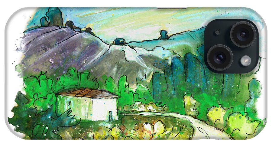 Travel iPhone Case featuring the painting Castilla La Mancha 08 by Miki De Goodaboom