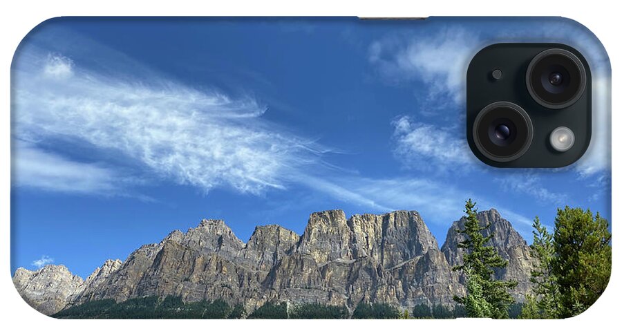 Banff iPhone Case featuring the photograph Castle Mountain by Wilko van de Kamp Fine Photo Art