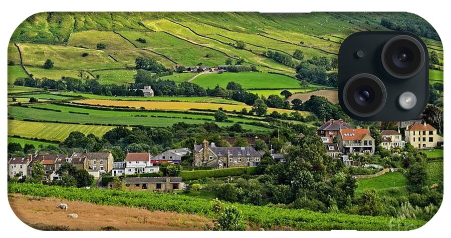 Castleton iPhone Case featuring the photograph Castleton Village, North Yorkshire Moors by Martyn Arnold