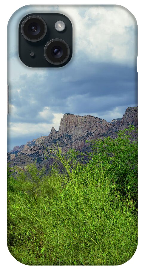 Arizona iPhone Case featuring the photograph Catalina Monsoon v25111 by Mark Myhaver