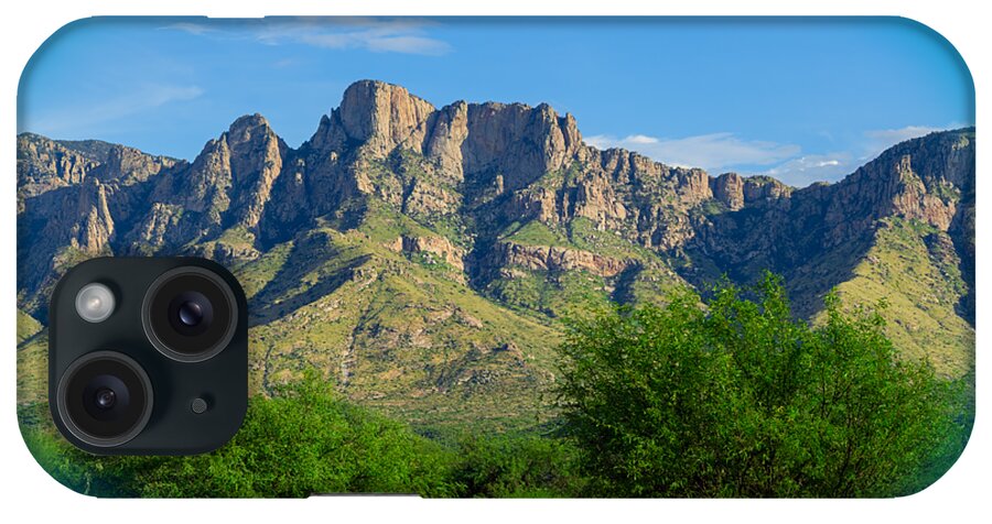 Arizona iPhone Case featuring the photograph Catalina Mountains P24861-C by Mark Myhaver
