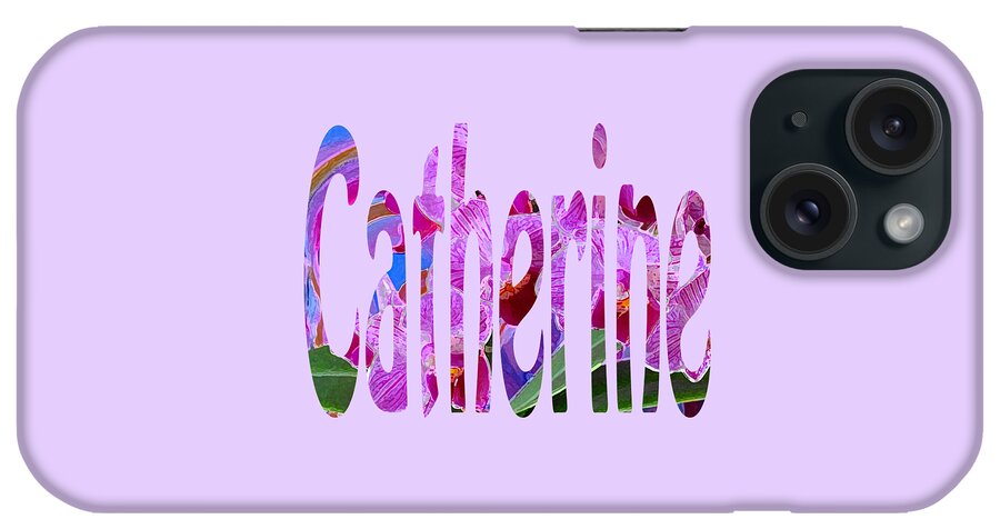 Catherine iPhone Case featuring the mixed media Catherine by Corinne Carroll