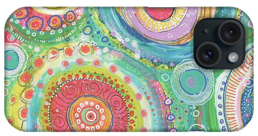 Cattywampus iPhone Case featuring the painting Cattywampus by Tanielle Childers