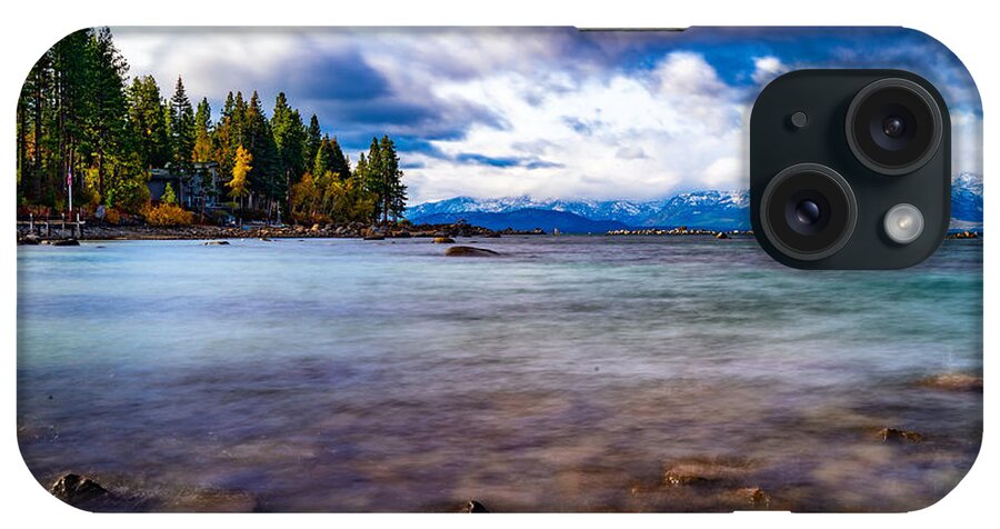 Landscape iPhone Case featuring the photograph Cave Rock, Lake Tahoe by Devin Wilson