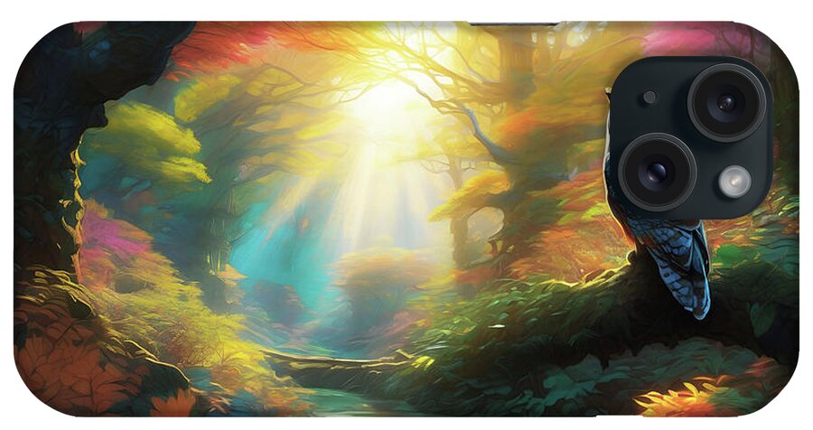 Forest iPhone Case featuring the digital art Cf Xii by Jeff Malderez