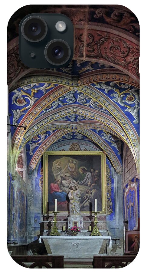 Uzes iPhone Case featuring the photograph Chapel in Uzes Cathedral by Dave Mills