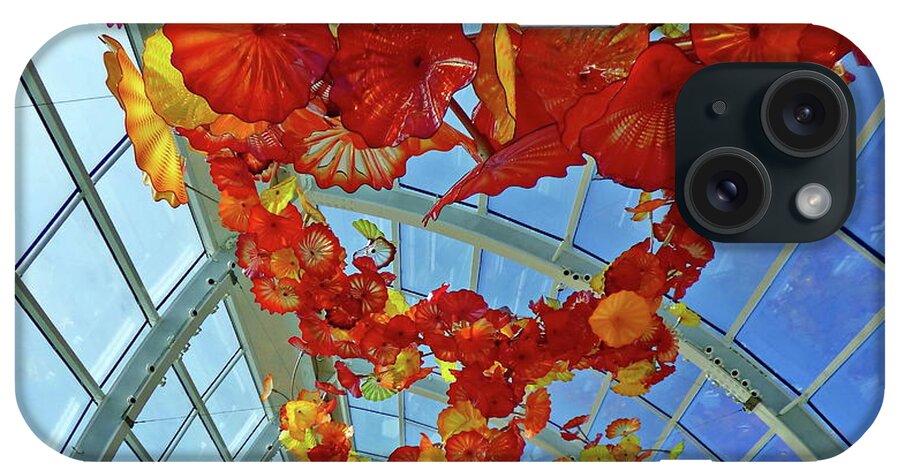 Garden And Glass iPhone Case featuring the photograph Chihuly Garden and Glass, Seattle, Washington by Lyuba Filatova