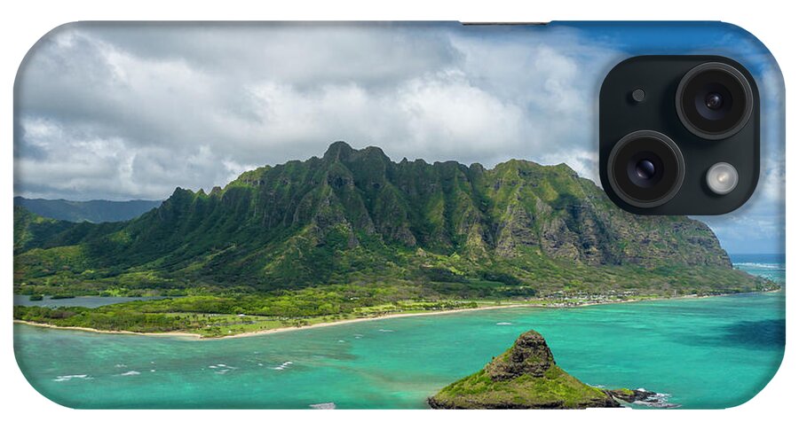 Chinamans Hat Hawaii iPhone Case featuring the photograph Chinamans Hat Hawaii by Leonardo Dale