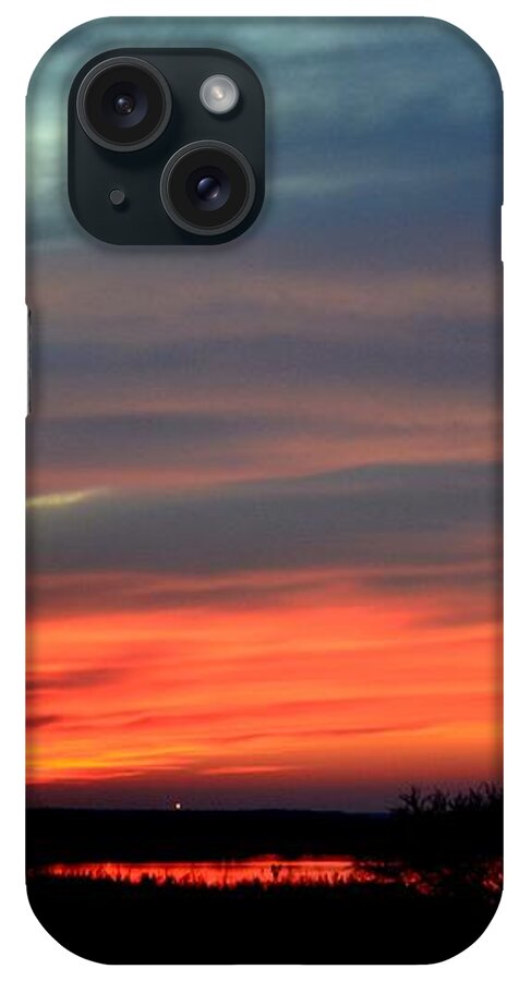 Summer Sky Photography iPhone Case featuring the photograph Choke Canyon Sunset No 7 by Expressions By Stephanie