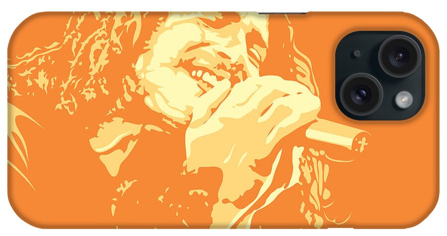 Chris Cornell iPhone Case featuring the digital art Chris Cornell by Kevin Putman
