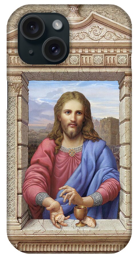 Christian Art iPhone Case featuring the painting Christ by Kurt Wenner