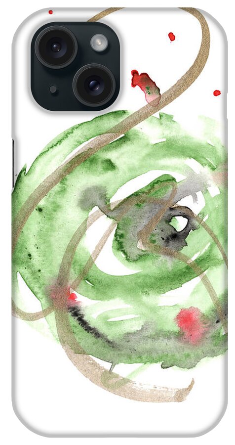  iPhone Case featuring the painting Christmas Card 21 by Katrina Nixon
