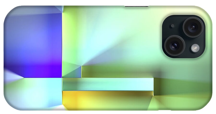 Light iPhone Case featuring the digital art Chromatic Geometry 35 by Scott Norris