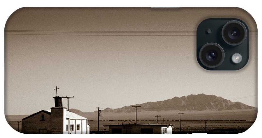 California iPhone Case featuring the photograph Church of the Desert by Mark Gomez