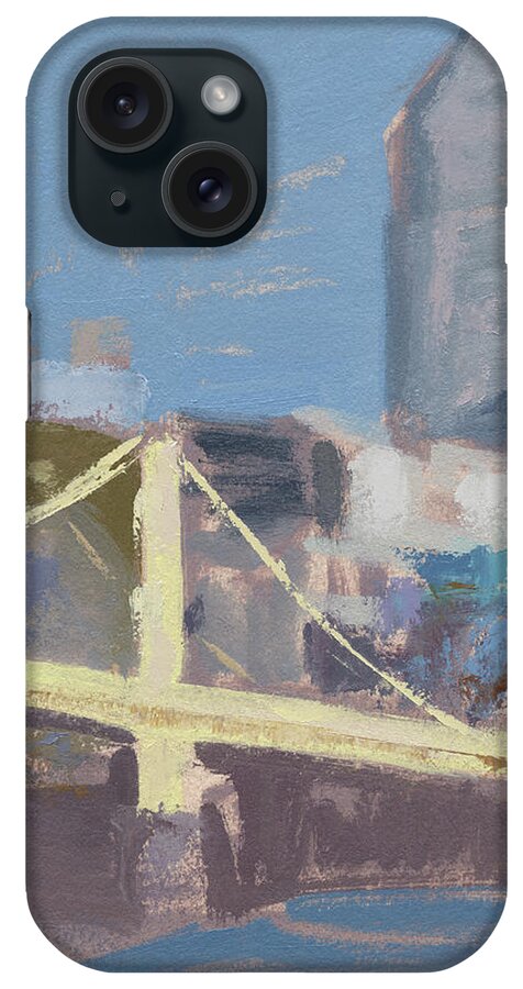 Bridges iPhone Case featuring the painting Untitled #985 by Chris N Rohrbach