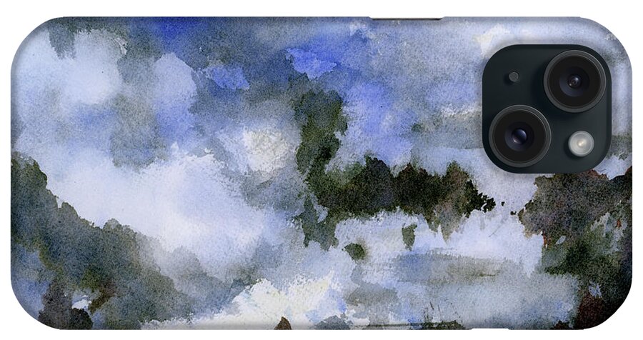 Clouds iPhone Case featuring the photograph Clearing Storm by Jim Moore