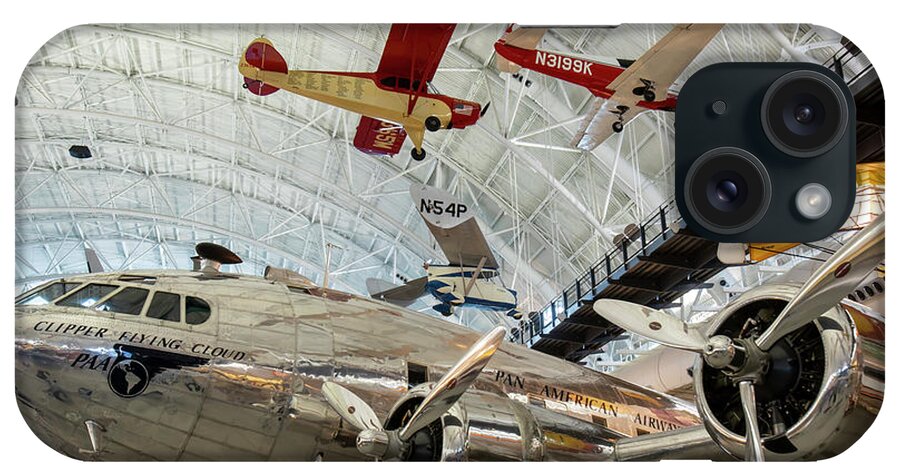 Air And Space Museum iPhone Case featuring the photograph Clipper Flying Cloud Pan Am by Karen Foley