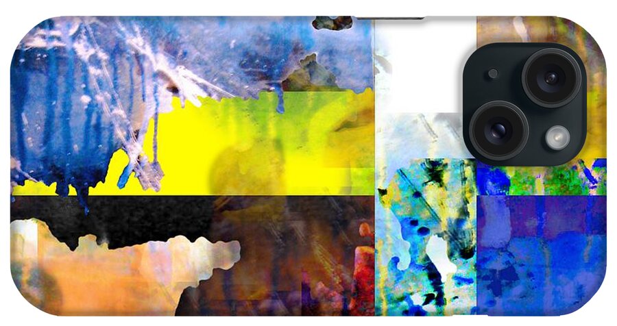 Abstract Art iPhone Case featuring the digital art Clouds and Fire by Jeremiah Ray