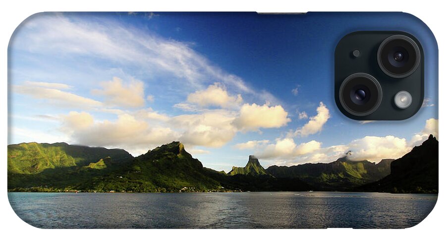 Cloud iPhone Case featuring the photograph Clouds over Moorea by Craig A Walker