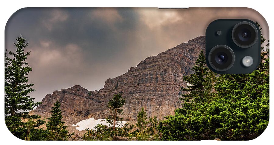 Rocks iPhone Case featuring the photograph Clouds over Teton's Rocks by Nathan Wasylewski