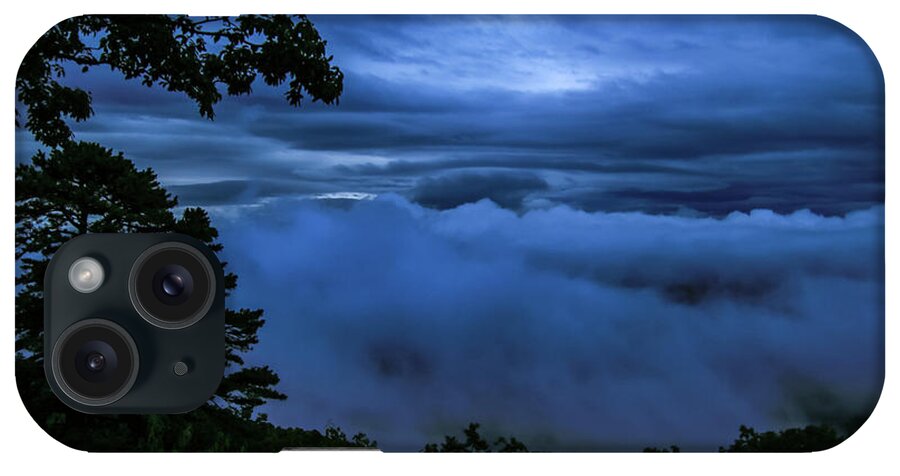 Blue Ridge Parkway iPhone Case featuring the photograph Cloudy Sunrise by Deb Beausoleil