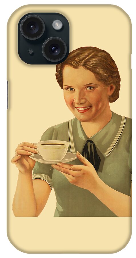 Coffee iPhone Case featuring the digital art Coffee Break by Madame Memento