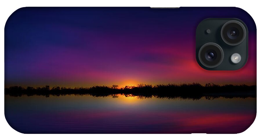 Sunset iPhone Case featuring the photograph Cold Front Sunset by Mark Andrew Thomas