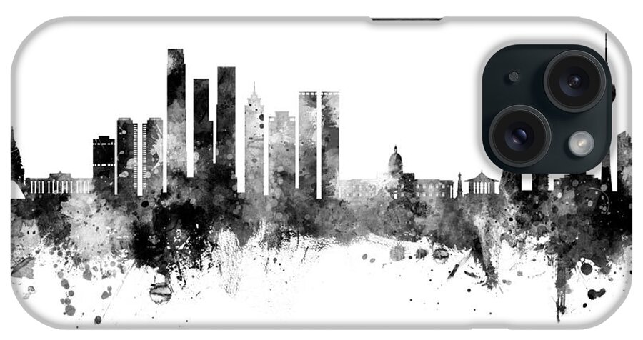 Colombo iPhone Case featuring the digital art Colombo Sri Lanka Skyline #80 by Michael Tompsett