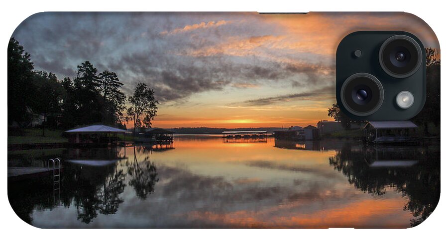 Lake iPhone Case featuring the photograph Color Intersections Cove by Ed Williams
