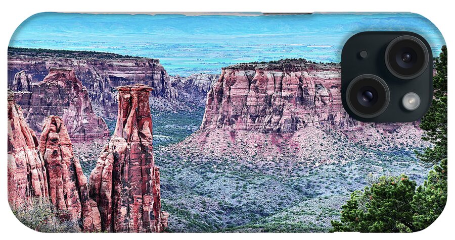 Canyon iPhone Case featuring the photograph Colorado Monument 0184 by Rick Perkins