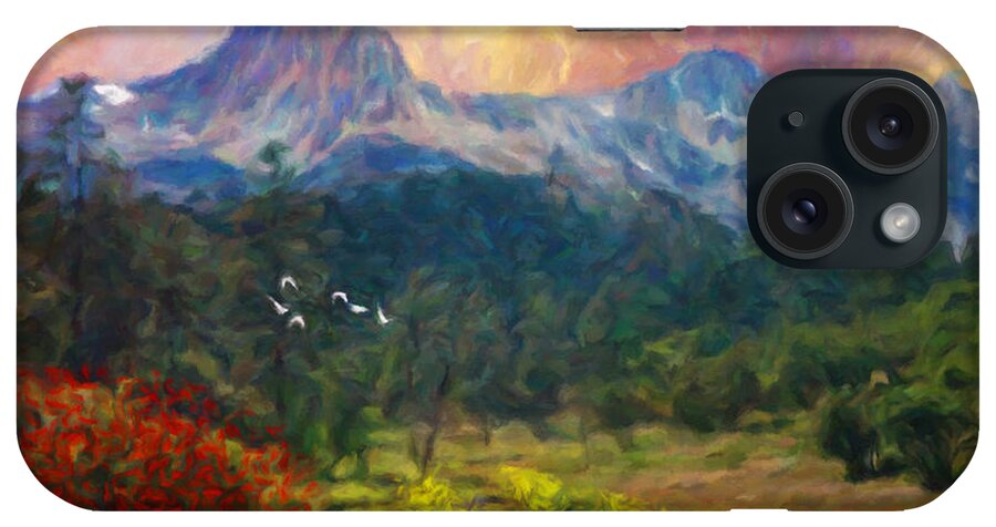 Landscape iPhone Case featuring the painting Colorado by Trask Ferrero